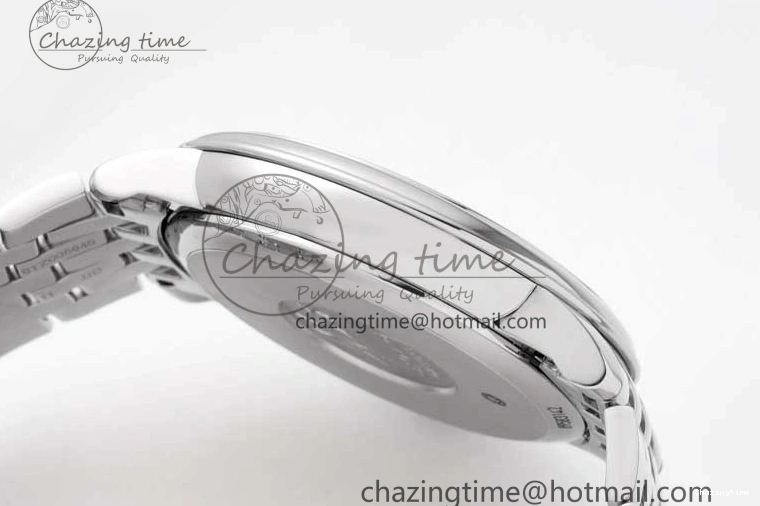 0228 De Ville SS DIWF 1:1 Best Edition Light Blue Dial SS Markers on SS Bracelet MIYOTA TopPick 7850